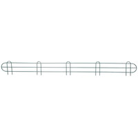 Regency 57 5/8" x 5 15/16" Green Epoxy Wire Shelf Ledge For 60" Wire Shelving