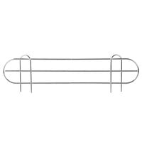 Regency 21 5/8" x 5 15/16" Chrome Wire Shelf Ledge For 24" Wire Shelving