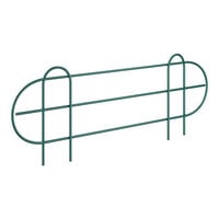 Regency 15 5/8" x 5 15/16" Green Epoxy Wire Shelf Ledge For 18" Wire Shelving