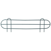 Regency 22" Green Epoxy Wire Shelf Ledge for Wire Shelving - 22" x 4"
