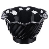 GET DD-50-BK Dessert Time 5 oz. Black 3 3/4" Tulip Dessert Dish - 48/Case