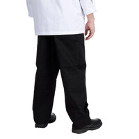 Chef Revival Unisex Black Chef Pants - Extra Small
