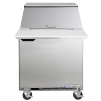 Beverage-Air SPE27HC-12M-B Elite Series 27" 1 Door Mega Top Refrigerated Sandwich Prep Table