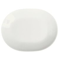 Homer Laughlin by Steelite International HL20346800 Ameriwhite Alexa 10 1/8 inch x 7 3/4 inch Bright White Oval China Platter - 12/Case