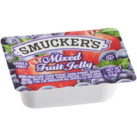 Smucker's Mixed Fruit Jelly .5 oz. Portion Cups - 200/Case