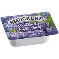 Smucker's Concord Grape Jelly .5 oz Portion Cups - 200/Case