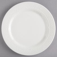 Homer Laughlin by Steelite International HL8786900 Kensington Ameriwhite 9 7/8" Bright White China Plate - 24/Case