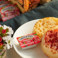 Smucker's Strawberry Jam .5 oz. Portion Cups - 200/Case