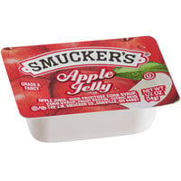 Smucker's Apple Jelly .5 oz. Portion Cups - 200/Case