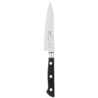Mercer Culinary M16170 MX3® 4 3/4 inch San Mai VG-10 Stainless Steel Japanese Petty / Utility Knife