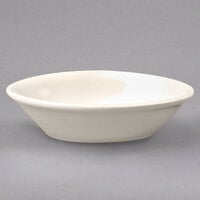 Homer Laughlin by Steelite International HL00200 6 oz. Ivory (American White) Rolled Edge China Baker Dish - 36/Case