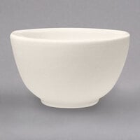 Homer Laughlin by Steelite International HL10000 7.5 oz. Ivory (American White) Rolled Edge Boston China Bouillon Bowl - 36/Case