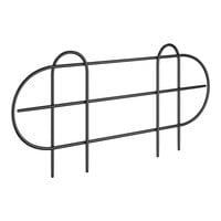 Regency 11 5/8" x 5 15/16" Black Epoxy Wire Shelf Ledge For 14" Wire Shelving
