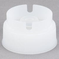 Tablecraft 53TSVN INVERTAtop White Replacement ValveTop for Inverted or Squeeze Bottles with 53 mm Opening - 12/Pack
