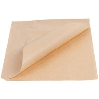 Choice 9 inch x 10 inch Natural Kraft Wire Cone Basket Liner / Deli Wrap / Double Open Bag - 1000/Case