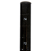 Regency 74 inch NSF Black Epoxy Mobile Shelving Post
