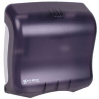 San Jamar T1750TBK Ultrafold C-Fold / Multi-Fold Towel Dispenser - Black Pearl