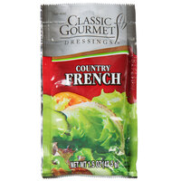 Classic Gourmet Country French Dressing 1.5 oz. Portion Packet - 60/Case