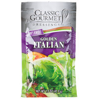 Classic Gourmet Lite Italian Dressing 1.5 oz. Portion Packet - 60/Case