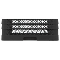 Vollrath TR1AA Traex® Full-Size Black 7 1/4 inch Open Rack with 2 Extenders