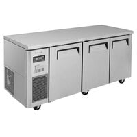 Turbo Air Refrigeration Dual Temperature Work Top and Undercounter Refrigerators / Freezers