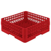 Vollrath TR1AA Traex® Full-Size Red 7 1/4 inch Open Rack with 2 Extenders