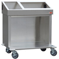 Steril-Sil E1-CRT36-1V1HP Stainless Steel 3 Pan, 1 E1 Insert Dispensing Cart