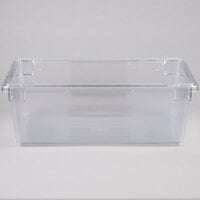 Rubbermaid FG330000CLR Clear Polycarbonate Food Storage Box - 26 inch x 18 inch x 9 inch