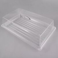 Sample and Display Tray Kit with Clear Polycarbonate Tray and Acrylic Rectangular Cover - 12 inch x 20 inch