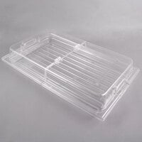 Sample and Display Tray Kit with Clear Polycarbonate Tray and Hinged Cover - 12 inch x 20 inch