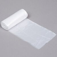 15 Gallon Trash Bags 15 Gal Garbage Bags Can Liners - 24 x 33 8 Micron  CLEAR 1000ct