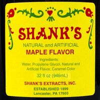 Shank's 32 oz. Natural and Artificial Maple Flavor