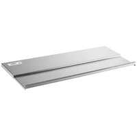 Regency Stainless Steel Sliding Lid for 18" x 36" Underbar Ice Bin