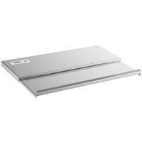 Regency Stainless Steel Sliding Lid for 18" x 24" Underbar Ice Bin