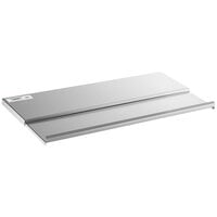 Regency Stainless Steel Sliding Lid for 18 inch x 30 inch Underbar Ice Bin