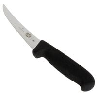 Victorinox Boning Knife with Semi Stiff, Curved, 5, Black