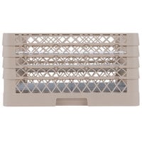 Vollrath PM3008-4 Traex® Plate Crate Beige 30 Compartment Plate Rack - Holds 8 inch to 8 3/8 inch Plates