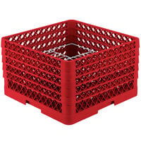 Vollrath PM2011-5 Traex® Plate Crate Red 20 Compartment Plate Rack - Holds 10" to 10 3/4" Plates