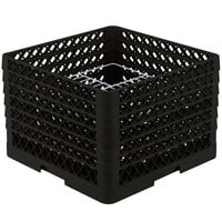 Vollrath PM2011-6 Traex® Plate Crate Black 20 Compartment Plate Rack - Holds 10 3/4 inch to 11 inch Plates