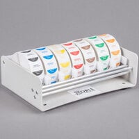 Noble Products Elevated 7-Slot Dispenser with 7 Removable 1 inch Day of the Week Label Rolls