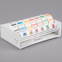 Noble Products Elevated 7-Slot Dispenser with 7 Dissolvable 1 inch Day of the Week Label Rolls