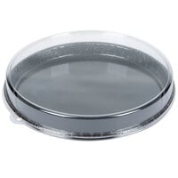 Solut 68155-CP 13" Bake and Show Black Oven Safe Takeout Cookie Tray / Pizza Tray with Lid - 25/Case