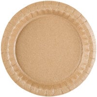 Solut 27020 7 1/2 inch Coated Kraft Paper Plate - 100/Pack