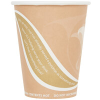 Eco Products EP-BRHC8-EW Evolution World PCF 8 oz. Paper Hot Cup - 50/Pack