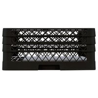 Vollrath PM4407-3 Traex® Plate Crate Black 44 Compartment Plate Rack - Holds 6 inch to 7 inch Plates