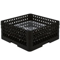 Vollrath PM3208-3 Traex® Plate Crate Black 32 Compartment Plate Rack - Holds 4 3/4 inch to 7 5/8 inch Plates
