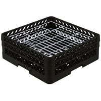 Vollrath PM3807-2 Traex® Plate Crate Black 38 Compartment Plate Rack - Holds 5 inch to 6 1/8 inch Plates