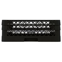 Vollrath PM3807-2 Traex® Plate Crate Black 38 Compartment Plate Rack - Holds 5 inch to 6 1/8 inch Plates