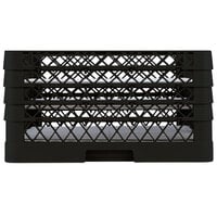 Vollrath PM3008-4 Traex® Plate Crate Black 30 Compartment Plate Rack - Holds 8 inch to 8 3/8 inch Plates