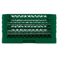 Vollrath PM3208-4 Traex® Plate Crate Green 32 Compartment Plate Rack - Holds 7 5/8 inch to 8 inch Plates